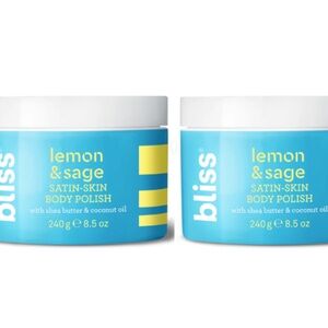Bliss Lemon & Sage Satin-Skin Body Polish (8.5 oz) – Set of 2